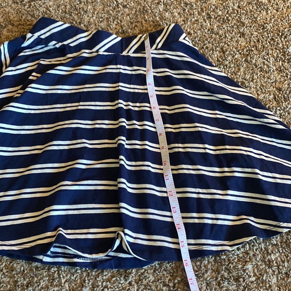 3 for $20 SO Summer Stripe Elastic Waisted Blue White Circle Skirt size Small - Picture 5 of 6